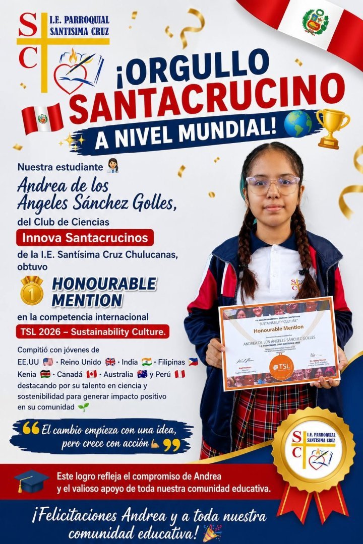 HONOURABLE MENTION TSL 2026 International Student Competition – Sustainability Culture
